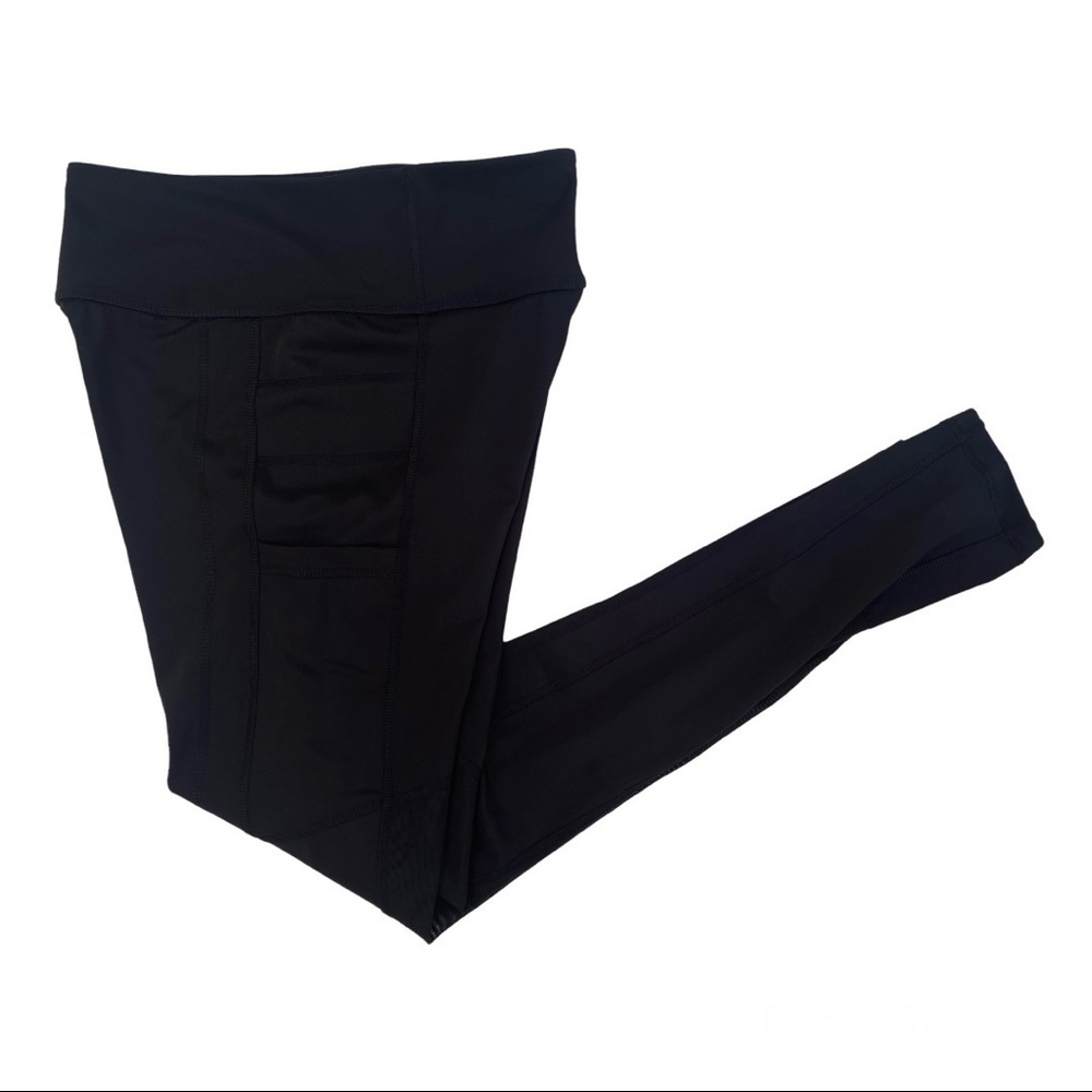 NWOT Adidas high waisted athletic pants with mesh panels (Size S)